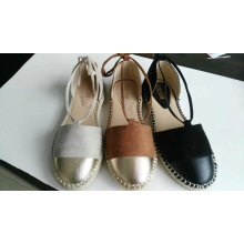 Lasted Women Flat Shoes with Simple Design (NU022)
